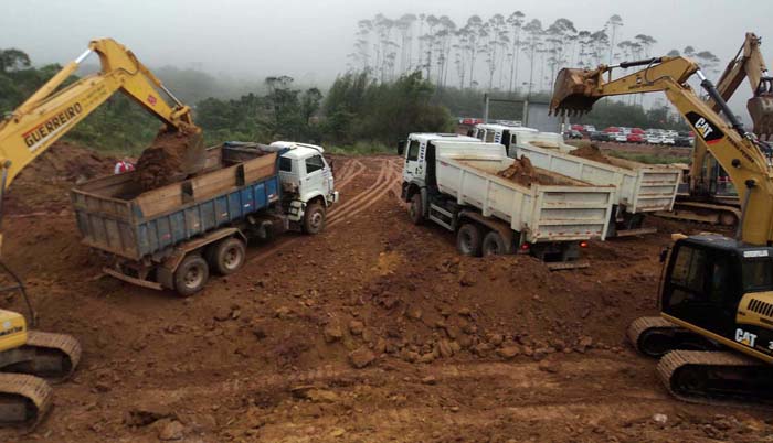 Remoção de terra